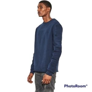 NANa Judy Men's Pullover Sweater Ribbed Sleeve Large NWT